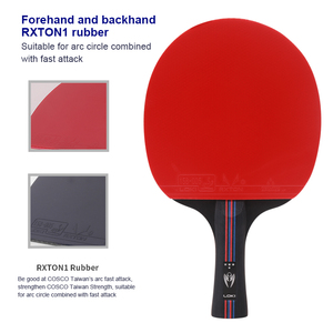 <span class=keywords><strong>Loki</strong></span> K4 ping pong BAT mái chèo 6.6mm độ dày 7 ply Chất lượng cao màu đen Poplar chuyên nghiệp bóng bàn vợt - Product Image 5