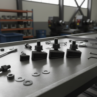 Vis d'ascenseur en acier inoxydable de haute précision de marque SVC personnalisées, service OEM/ODM avec finition brute pour rails de guidage d'ascenseur