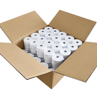 Rollo de Papel Térmico de Alta Calidad al por Mayor 57X40.80x80 para Máquinas POS y Cajas Registradoras, Capa Única