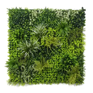 Anti-UV Plastic Artificial Vertical Garden Hedge Boxwood Panels