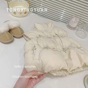 Girls Vest Autumn Winter Thickening Solid Color Cotton Warm Baby Girl Clothing - Product Image 4