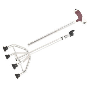 Andador y Rollator de Cuatro Patas con Altura Ajustable, Bastón de Escalada Triangular de Aleación de Aluminio, Nuevo Diseño, Ayuda para Caminar - Product Image 2