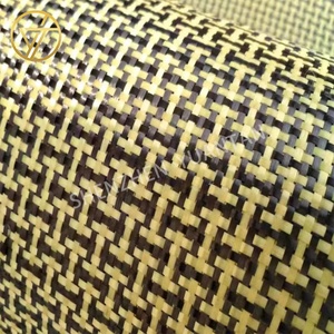 <span class=keywords><strong>Fibre</strong></span> de tissu hybride de kevlars de <span class=keywords><strong>carbone</strong></span> de sergé anti-coupure pour des pièces de voiture - Product Image 4