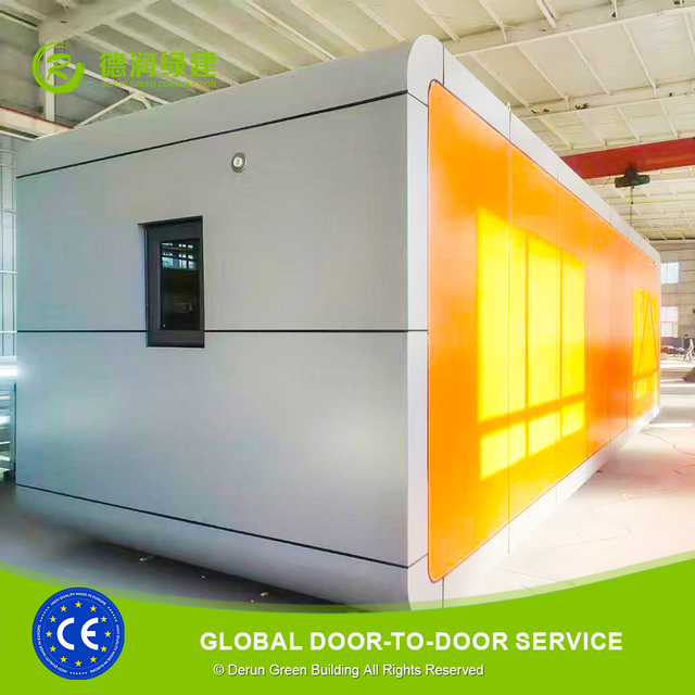 Smart Control Modular Cabin with High End Interior Decoration and Wood Floor for Temporary Disaster Relief Housing Easy Reliable