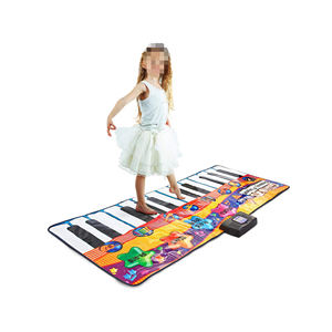 Tappetino Musicale Elettronico Gigante da 71 Pollici con 24 Tasti, Tastiera da Ballo Colorata per Bambini con Funzione di Riproduzione, Giocattolo Interattivo - Product Image 2