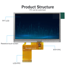 จอ Lcd ขนาด4.3นิ้วตัวอย่างฟรี<span class=keywords><strong>480</strong></span>*272 Rgb 24บิต6นาฬิกา <span class=keywords><strong>NB</strong></span> หน้าจอ Tft Lcd - Product Image 4