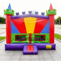 Château gonflable commercial pour enfants, simple et idéal pour la location et les fêtes