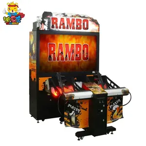 Dinibao 싼 55LCD 람보 총 슈팅 시뮬레이터 아케이드 게임 기계 판매