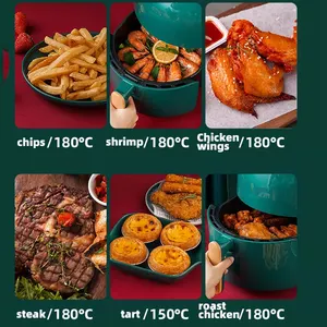 Hot Selling Kip Recepten Beste Vleugels Instant Lucht Friteuse Oven Perkament App Kok Gezondheid Voedsel Lucht Friteuse