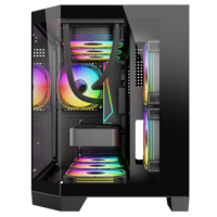 Boîtier PC Gaming OEM Mid Tower MicroATX/ITX avec panneau latéral en verre trempé – Disponible en stock