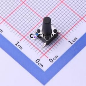 TS-1102SD-B-R-B Tactile Switch SMD-4P,6x6mm Switch ( Operating Force: 1.6N )( Switch Length: 6mm )( Switch Width: 6mm ) - Product Image 1