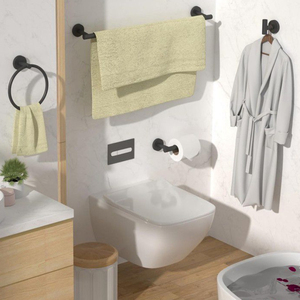 Ensemble d'accessoires <span class=keywords><strong>de</strong></span> salle <span class=keywords><strong>de</strong></span> bain en acier inoxydable rotatif et amovible à fixer au mur, 24 pouces, accessoires <span class=keywords><strong>de</strong></span> toilette, kit d'accessoires <span class=keywords><strong>de</strong></span> salle <span class=keywords><strong>de</strong></span> bain - Product Image 6