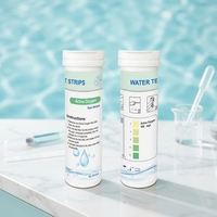 Eau à l'oxygène actif pour kit de test pour piscines et spas - pH précis pour les résultats des tests - Bandelettes de test