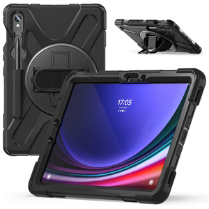 Custodia per Tablet resistente antiurto per <span class=keywords><strong>Samsung</strong></span> <span class=keywords><strong>Galaxy</strong></span> <span class=keywords><strong>Tab</strong></span> S9 <span class=keywords><strong>S8</strong></span> S7 S9FE Heavy Duty ibrido a mano tracolla <span class=keywords><strong>Cover</strong></span> Tablet - Product Image 3
