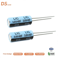 3.8V 40F 8x20mm Lithium-Ion Capacitor (LIC) for Solar Street Light Energy Storage Systems, Featuring Reliable Cycle Performance