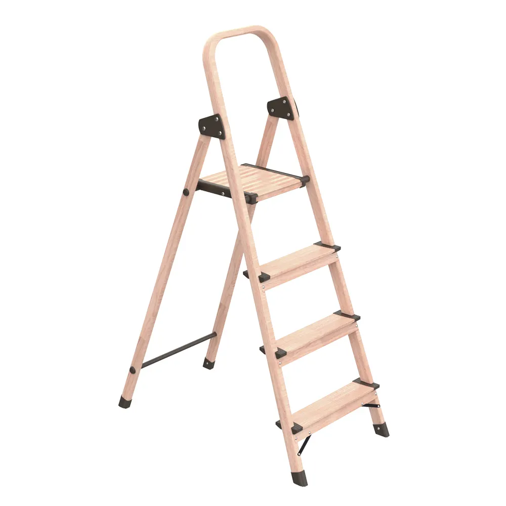 Japanse Houtnerf Aluminium Trapladder Scala Alluminio Trapladder Escaleras Plegables 3-7 Step Aluminium Ladders