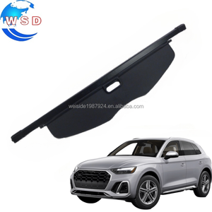 Cubierta de carga de coche de equipaje retráctil de obturador para <span class=keywords><strong>Audi</strong></span> <span class=keywords><strong>Q5</strong></span> 2018-2024 Carrier Partition Shield cubierta de carga de maletero trasero - Product Image 1