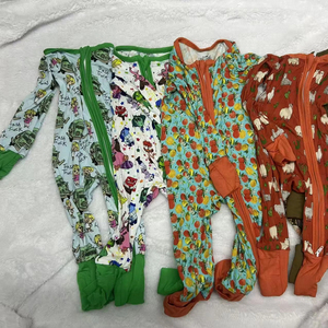 Bán Buôn Tùy Chỉnh Tre Dễ Thương Sơ Sinh Chất Lượng Cao Zippies Quần Áo Trẻ Em Ngủ Zippy Quần Áo Tất Cả Các Loại In Quần Áo - Product Image 1