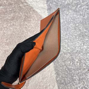 Cartera Corta de Cuero Genuino de Cocodrilo con Cierre Plegable, Múltiples Ranuras para Tarjetas y Diseño Portátil para Uso Unisex - Product Image 3