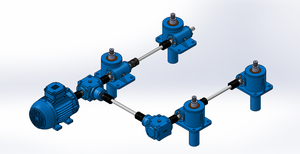 Vis à vis sans fin Crics Boîte <span class=keywords><strong>de</strong></span> vitesses <span class=keywords><strong>pour</strong></span> plate-forme ou Table élévatrice Vis à vis sans fin - Product Image 4