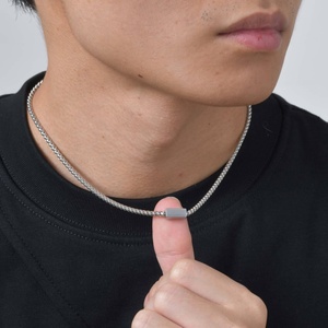 European Style Versatile Link Chain <b>for</b> <b>Men</b> DIY Engraved Block <b>for</b> Bracelet Personalized Charm <b>Bangle</b> - Product Image 2