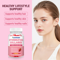 Gummies véganes multi-collagène, biotine, acide hyaluronique, vitamines et zinc pour cheveux, peau et ongles – Complément alimentaire en gros