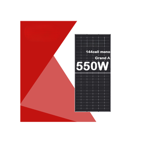 แผงโซลาร์เซลล์โมโนคริสตัลไลน์น้ำหนักเบา 450W 550W พร้อมกรอบกันสภาพอากาศ สำหรับหลังคาบ้านพักอาศัยและระบบพลังงานแสงอาทิตย์สำหรับรถบ้าน - Product Image 2