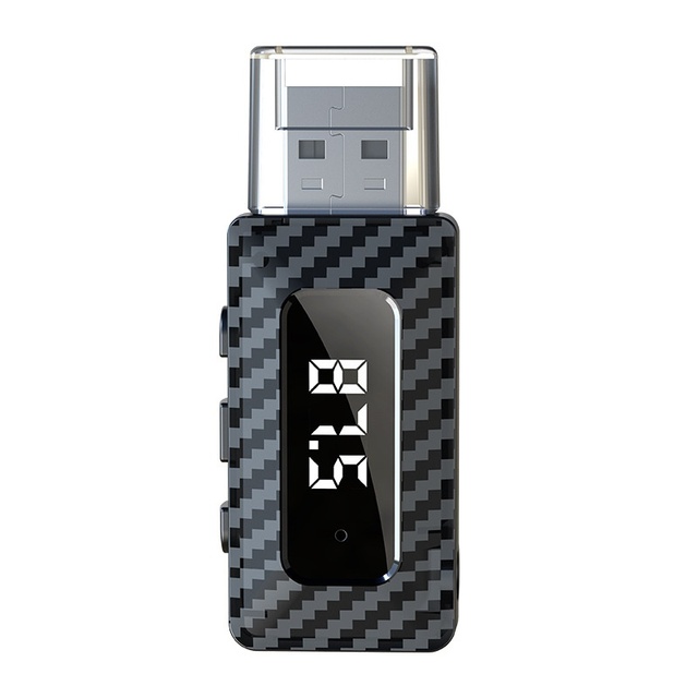 Wireless USB Car BT 5.3 Audio Receiver FM Transmitter Hands-Free Calling