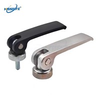 MSDK GN927 Levier de serrage à came excentrique avec poignée de fixation M4 M5 M6 M8 M10, poignée de réglage à verrouillage rapide pour machine-outil de gabaritage