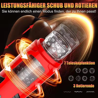 Meistverkaufter Freihändiger Automatischer Teleskop-Rotations-Masturbator für Männer mit Stoßfunktion und Elektrischem Antrieb