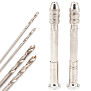 Perceuse manuelle Double Gold et embouts de perçage 0,5-2,8 mm pour le perçage du métal et du bois - Product Image 1