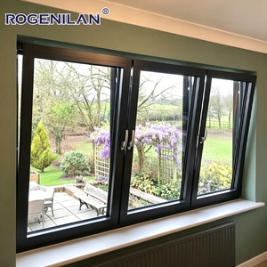 Fenêtre à battant double vitrage sur mesure Rogenilan, étanche, en aluminium, avec vitrage trempé, pour maisons - Product Image 2
