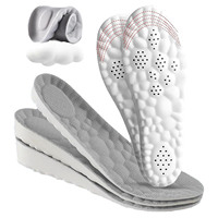 Plantillas para Zapatos OEM 4D Cloud Comfort para Aumentar la Altura, para Hombre y Mujer, Espuma Viscoelástica Suave, Lavables, Duraderas, Amortiguadoras, Transpirables, Ajuste Perfecto