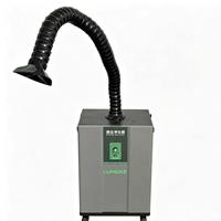 Nouvel extracteur de fumée de soudure industriel mobile LUMEIKE avec pré-filtre à air, pour applications laser, DTF et peinture, filtre HEPA 99%