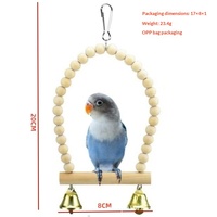 Balancelle pour oiseaux, échelle, pont suspendu, accessoires pour cage à oiseaux pour perroquets - Décoration pour petits oiseaux