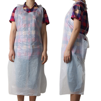 Tablier en plastique réutilisable pour la cuisine, tablier imperméable