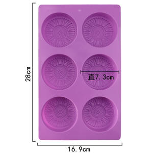Moldes de Silicona Antiadherentes y Ecológicos para Decoración de Pasteles con Fondant, Herramientas para Hornear con Azúcar, Chocolate y <span class=keywords><strong>Arcilla</strong></span> - Product Image 2