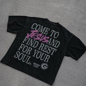 Drop Shoulder Slim Fit Übergroße Baumwolle O-Ausschnitt <span class=keywords><strong>Cropped</strong></span> Boxy Fit Dtg Siebdruck Custom Letter Herren <span class=keywords><strong>Cropped</strong></span> Graphic T-Shirt - Product Image 3