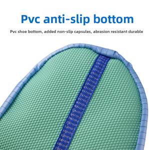 נעל אנטי-רטש מכסה פוליאסטר לשימוש חוזר עבור חדרים נקיים עם אבק - Product Image 5