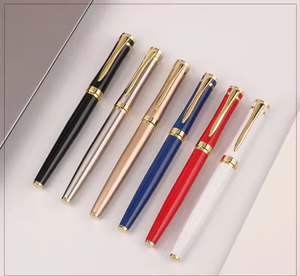 Pochette <span class=keywords><strong>en</strong></span> <span class=keywords><strong>velours</strong></span> bleu noir rouge argent blanc <span class=keywords><strong>stylo</strong></span> cadeau ensemble avec LOGO personnalisé or <span class=keywords><strong>stylo</strong></span> gel roller pour cadeaux de mariage, ensembles de papeterie - Product Image 6