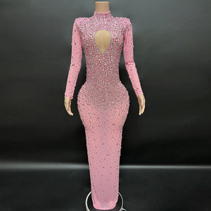 Femmes <span class=keywords><strong>Chic</strong></span> élégant droit parole longueur Maxi <span class=keywords><strong>robe</strong></span> strass Empire taille 2-en-1 Costumes <span class=keywords><strong>De</strong></span> danse <span class=keywords><strong>mère</strong></span> <span class=keywords><strong>mariée</strong></span> Vestidos <span class=keywords><strong>De</strong></span> - Product Image 1