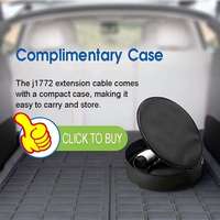 Câble de charge pour véhicule électrique SAE J1772 Type 1, 40A 240V, niveau 2, 5M, IP65, cordon EVSE portable, certifié CE, chargeur de véhicule électrique