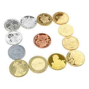 Medaglie Personalizzate 3D in Lega di Zinco per Santi Cattolici, Medaglione Religioso del Pellegrino della Pace, Placcato Oro e Argento, Souvenir per la Chiesa - Product Image 6