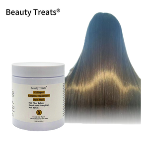 Mascarilla Capilar Orgánica Beauty Treats de 500 ml, con Colágeno, Biotina, Aceite de Argán y Queratina, Nutritiva, Hidratante y Reparadora para Cabello Dañado - Product Image 3