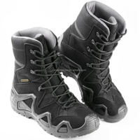 Botas Tácticas Personalizadas Elkland para Hombre, de Corte Alto, Impermeables para Exteriores, con Forro de Membrana de Nubuck Artificial, Transpirables y Cómodas