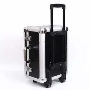Alüminyum uçuş hard Case tekerlekli çanta ile özel boyut ekipman