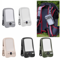 Lampe de camping solaire à 3 modes de luminosité réglable, lampe de camping portable pour l'extérieur, à clipser, LED pour la pêche et le camping