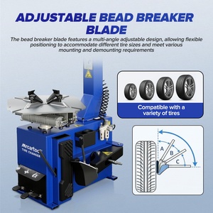Machine à changer les pneus semi-automatique MRCARTOOL 112, pour roues de 12 à 24 pouces, avec briseur de talon de roue de 5500 LBS - Product Image 6