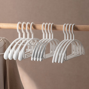 Clothes Hanger Plastic Non Marking Anti Slip Thickened Rectangle <b>Hook</b> Type For Clothes Trouser Tie Hangers Organizer <b>Coat</b> Hanger - Product Image 1