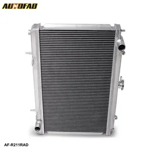 AUTOFAB - 2 Row Full Aluminum Cooling Radiator For 95-98 Nissan 240SX S14 SR/SR20DET Manual AF-R211RAD